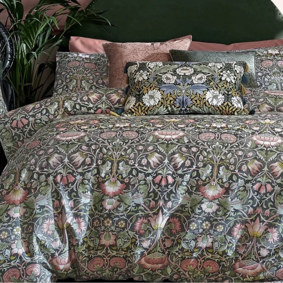 Williams Sonoma Bedding William Morris Lodden Dusk Rose King